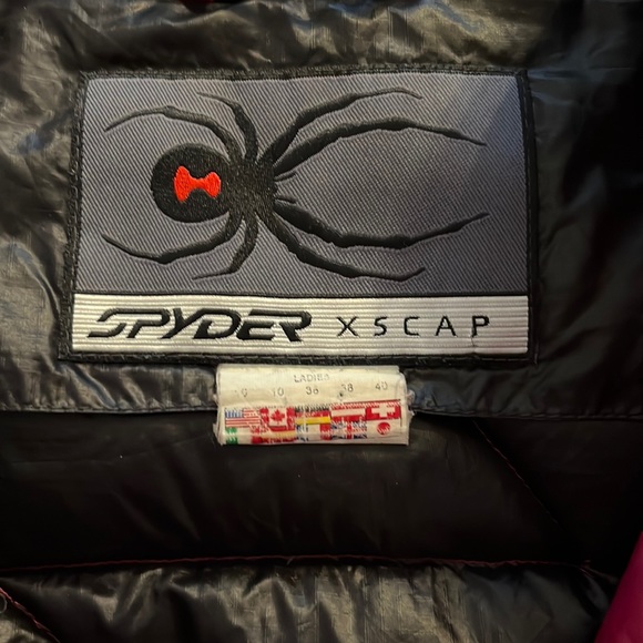 SPYDER Ladies Pink/Red Lightweight Winter Jacket (Small - 10) - Picture 5 of 5